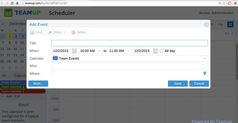Illustration for article titled How To Make Your Holiday Planning Hassle-Free (Use Teamup Calendar)